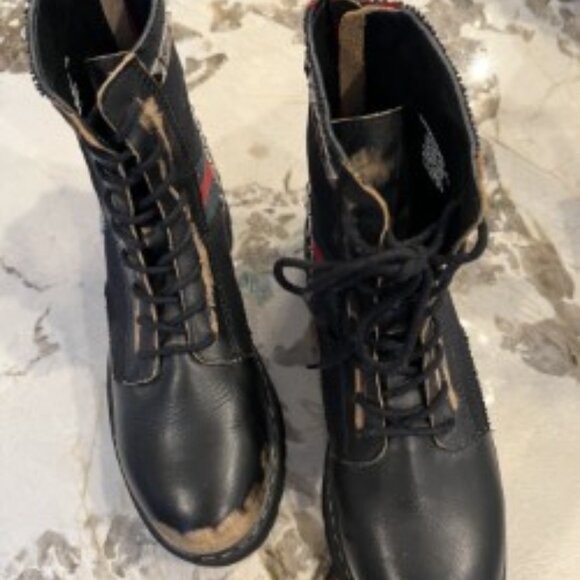 Steve Madden Burner Lug Sole Platform Boot Size 10 - Picture 3 of 4